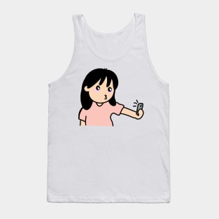 cute little selfie girl Tank Top